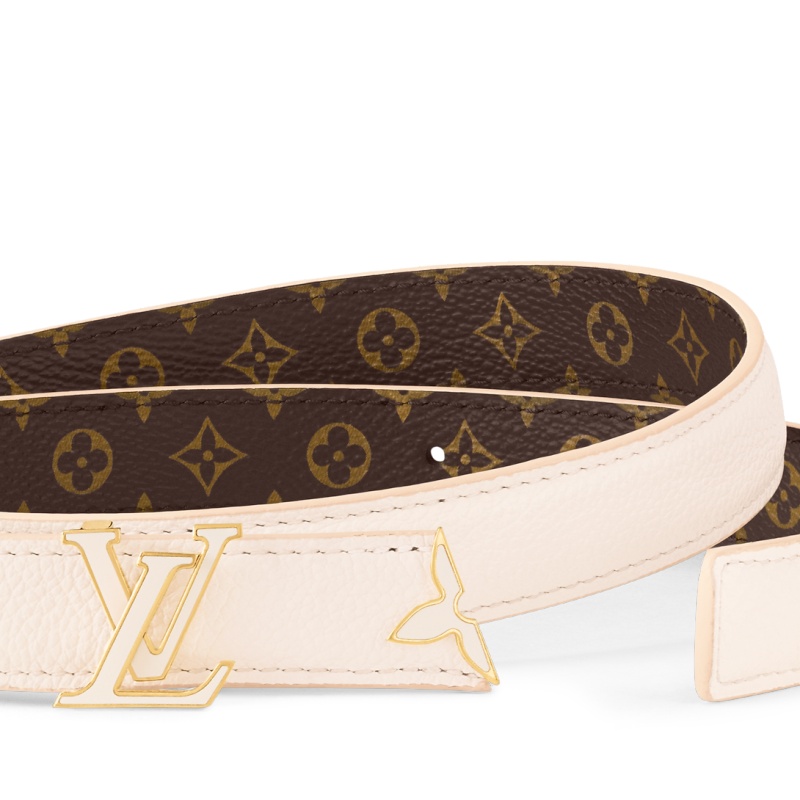 Pretty LV Enamel 20mm Reversible Belt - Image 3